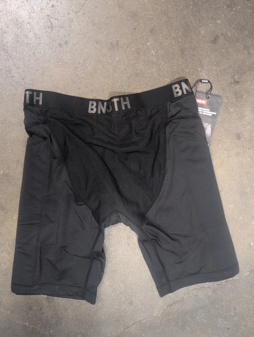 Men’s BN3TH Black Performance Slider Jocks Underware Size Large
